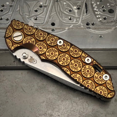 Hinderer XM Series ".45 Auto" Ti scale