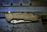 ZT0562 "Battle Torn Flag" Ti scale - Ti and Bronze