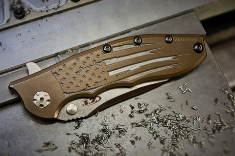 ZT0562 "Battle Torn Flag" Ti scale - Bronze and Ti
