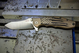 ZT0562 "Battle Torn Flag" Ti scale - Ti and Bronze