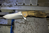 ZT0562 "Battle Torn Flag" Ti scale - Ti and Bronze