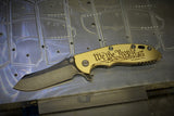 Hinderer XM-18 "We The People" Brass scale