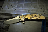 Hinderer XM Series "Lady Luck" Ti scale