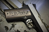 1911 "We The People" Darkwash Ti grips