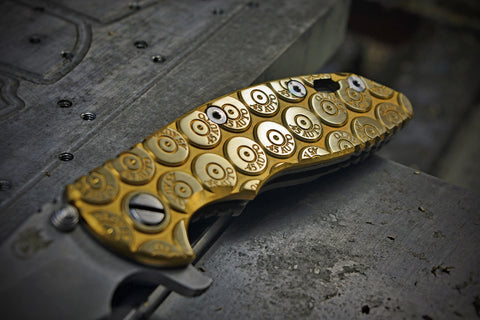 Hinderer XM ".45 Auto" Brass scale