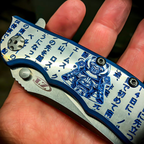 ZT0562 "Warrior" Ti scale - Blue and Silver