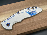 Hinderer XM Series "Molon Labe" Ti scale