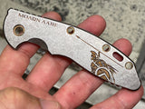 Hinderer XM Series "Molon Labe" Ti scale