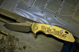 Hinderer XM-18 "We The People" Brass scale