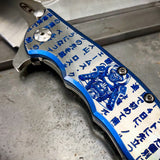 ZT0562 "Warrior" Ti scale - Blue and Silver