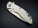 Hinderer XM Series "Dragon Scales" Ti scale