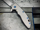Hinderer XM Series "Dragon Scales" Ti scale