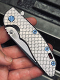 Hinderer XM Series "Dragon Scales" Ti scale